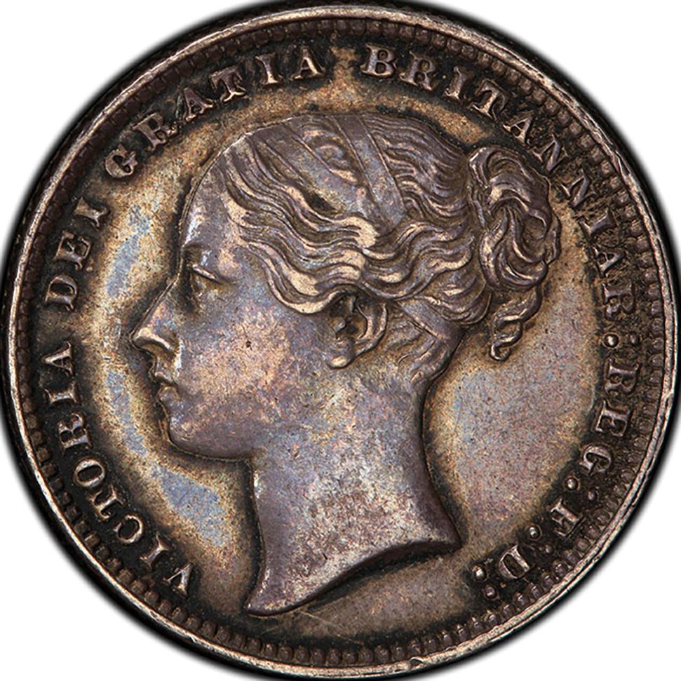 英国 Great Britain ヴィクトリア女王像 1シリング銀貨 両面陰打ちミントエラー 年号なし 1867 1878年 Km734 3 Victoria 1 Shilling Silver Full Brockage Reverse Mint Error Taisei Auction