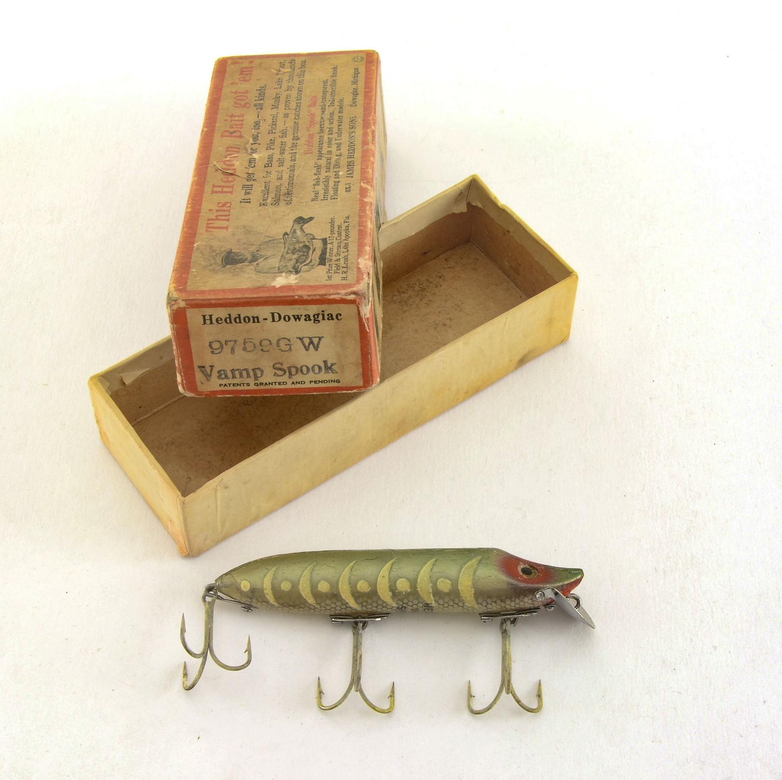 Sold at Auction: Heddon Vamp Spook Fishing Lure