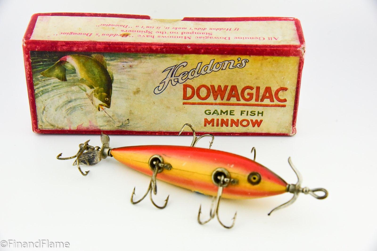 Vintage fishing lures sold at auction on 2nd March