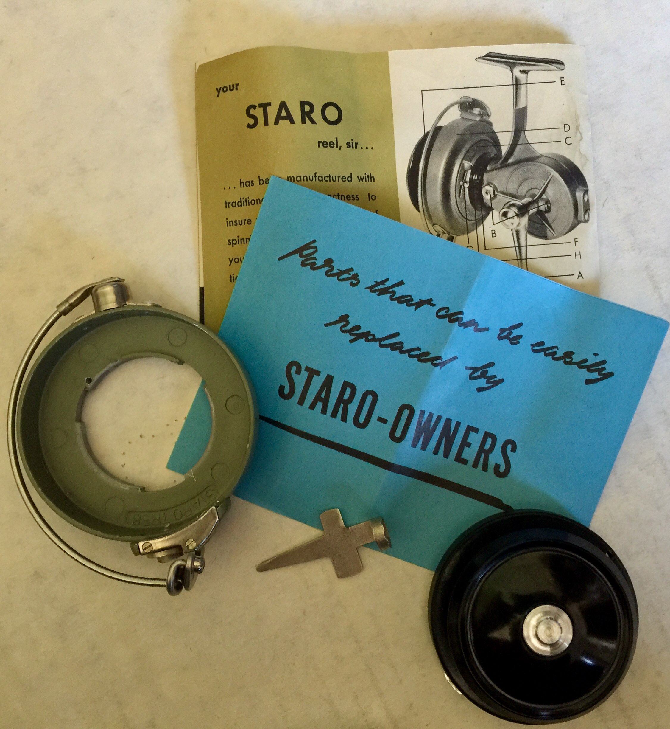 Vintage Staro 4758 Swiss Made Spinning Reel Neat Rare?