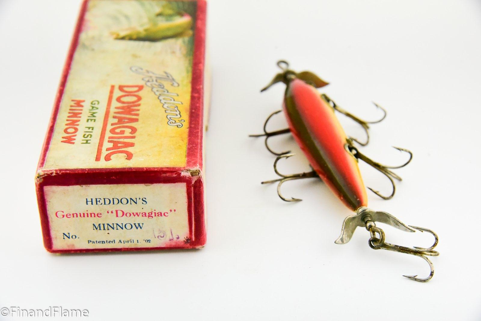 Vintage Tackle Industries Mitey Minnow Fishing Lure WITH ORIG BOX AND  PAPERWORK