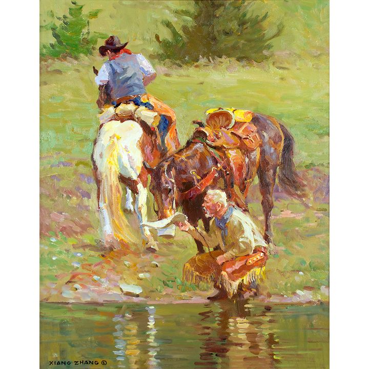 Xiang Zhang (1954- ), A Helping Hand