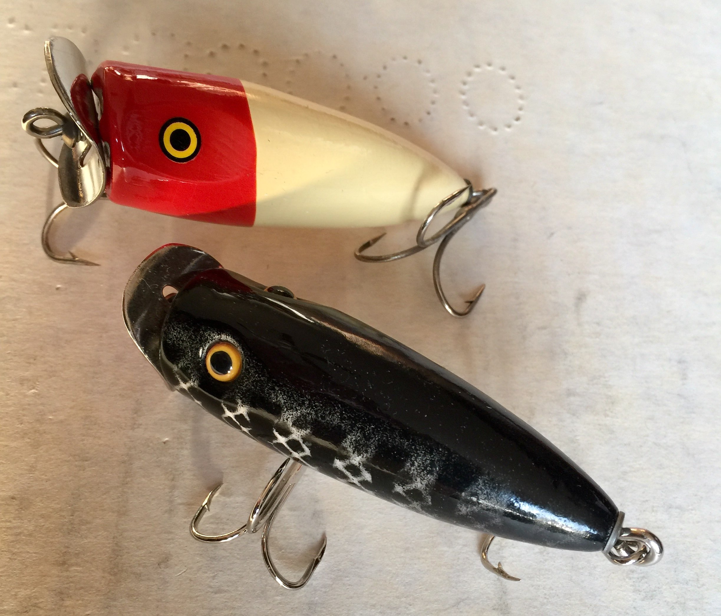 C.C.Roberts two(2) Puppette lures/boxes