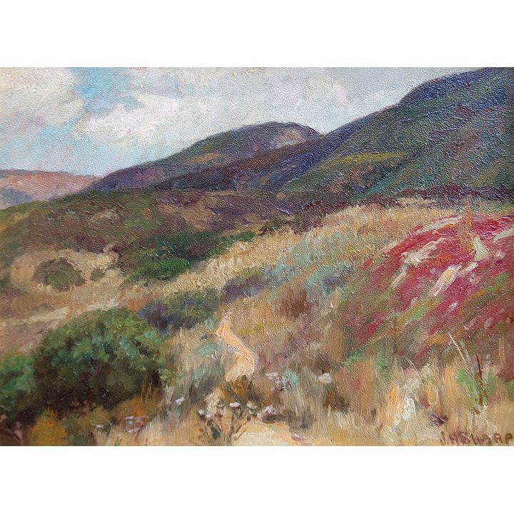Joseph Henry Sharp (1859-1953), Purple Mountain (Yellowstone)
