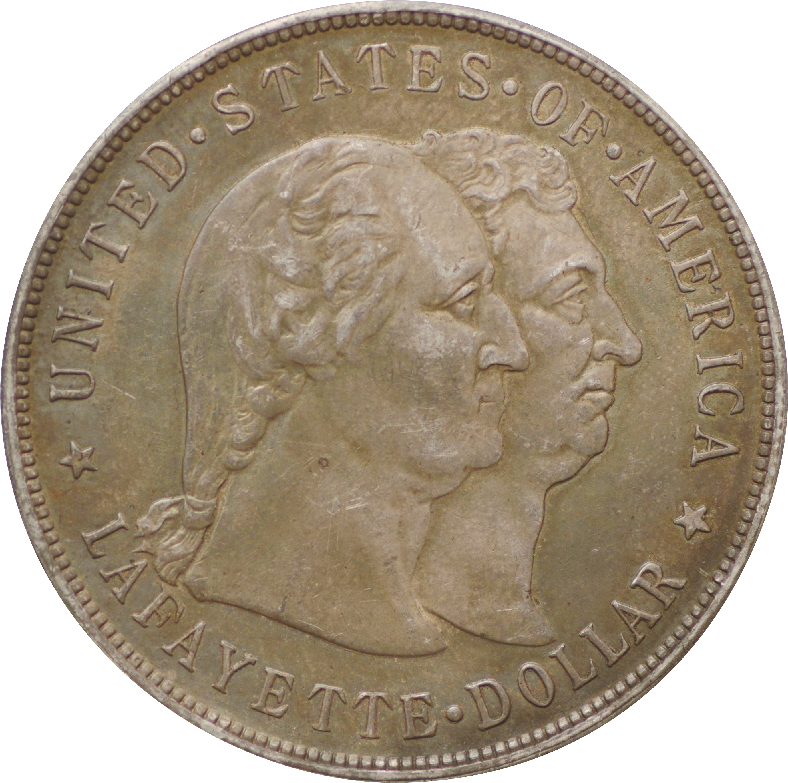 ｱﾒﾘｶ/USA ラファイエット記念像 1ドル銀貨 1900年 26.90g トーン