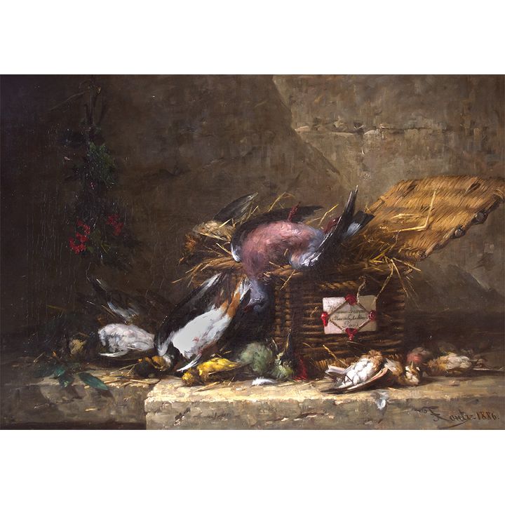 Jean Frederic Couty (1829-1904), Nature Mort