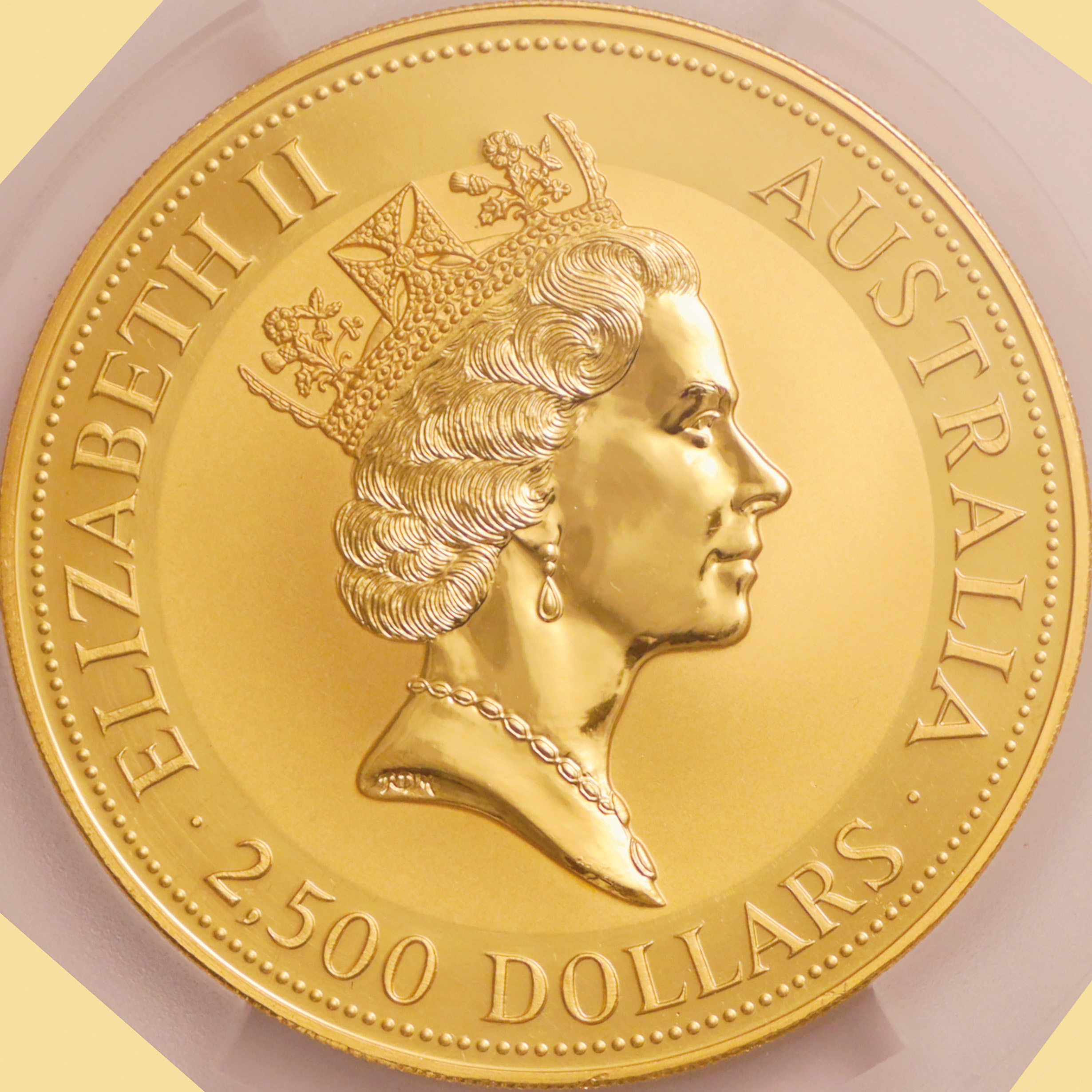 オーストラリア (Australia) カンガルー図 2500ドル(10オンス)金貨