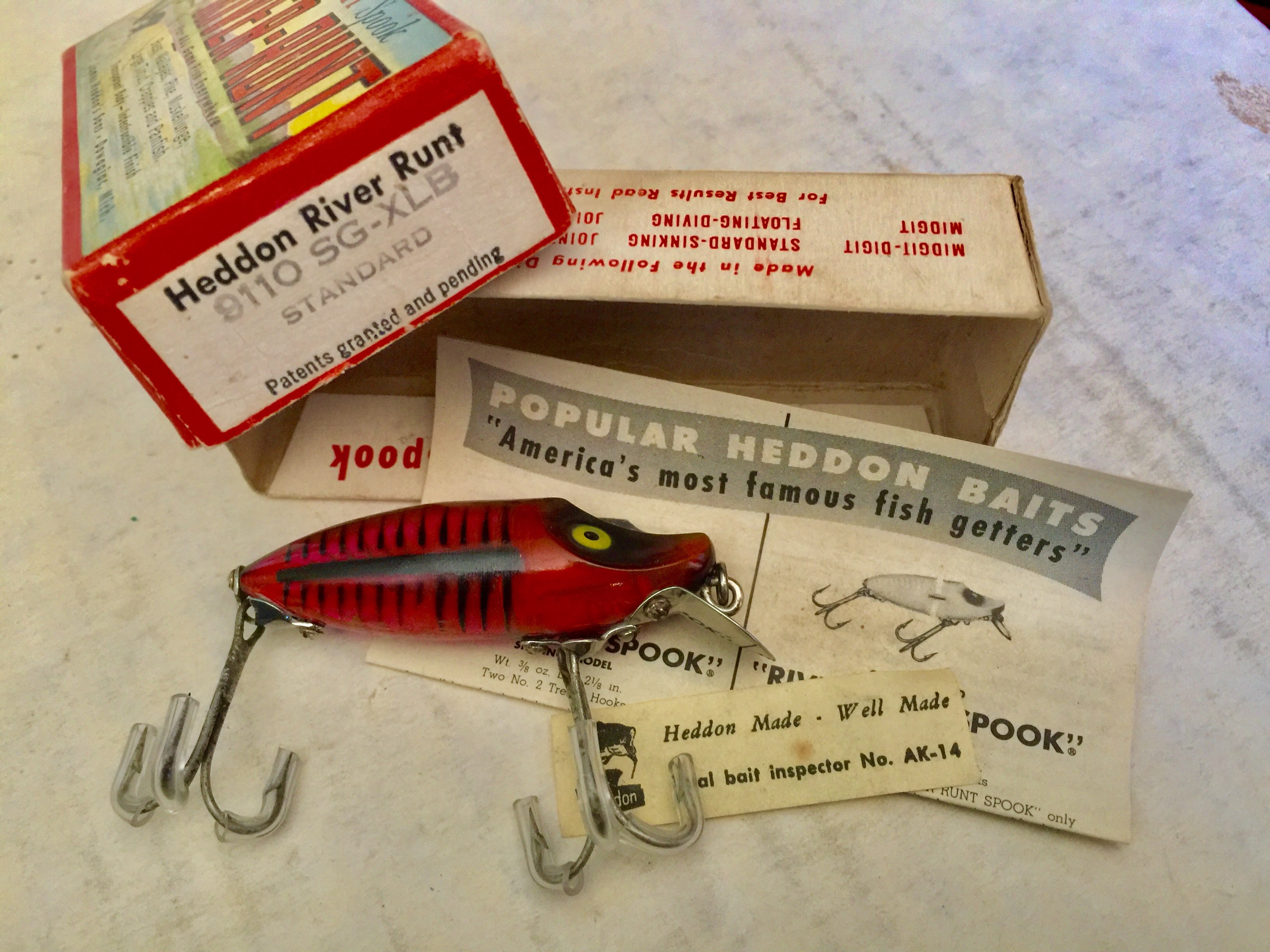 At Auction: Group of 14 Heddon River Runt Fishing Lures