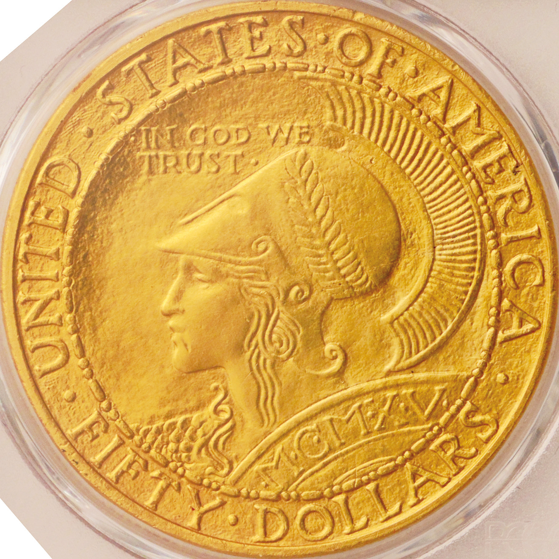 アメリカ合衆国 (United States) パナマ太平洋博覧会記念 50ドル金貨 