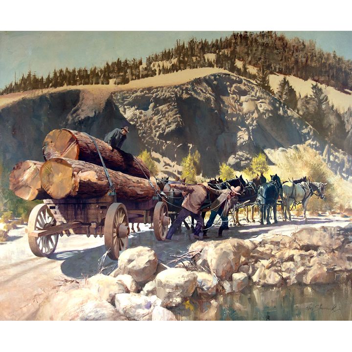Oleg Stavrowsky (1927- ), Securing the Load