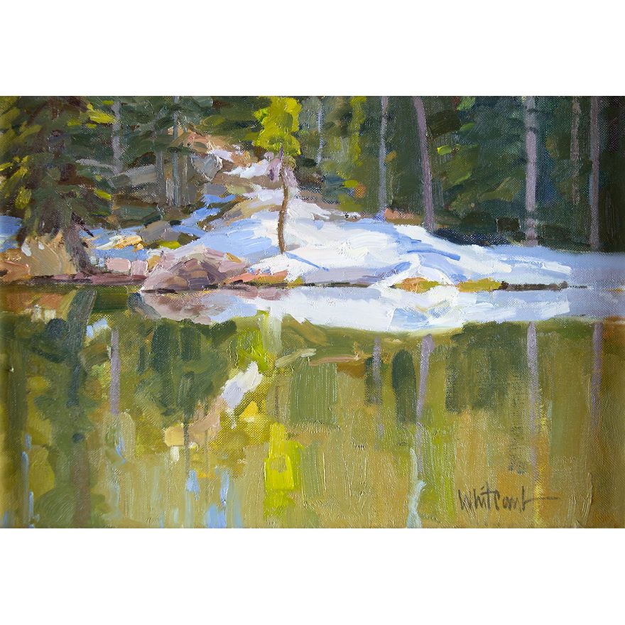 Skip Whitcomb (1946- ), Late Spring on String Lake