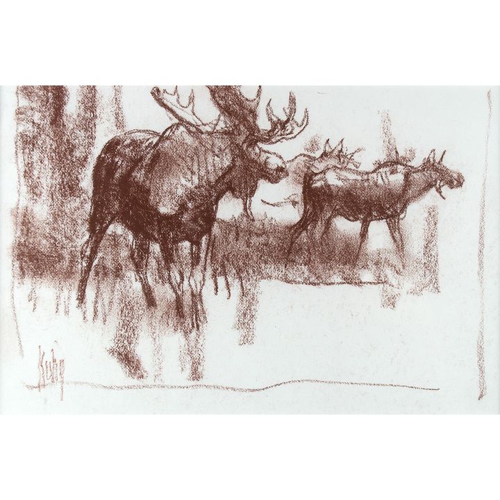 Bob Kuhn (1920-2007), Moose