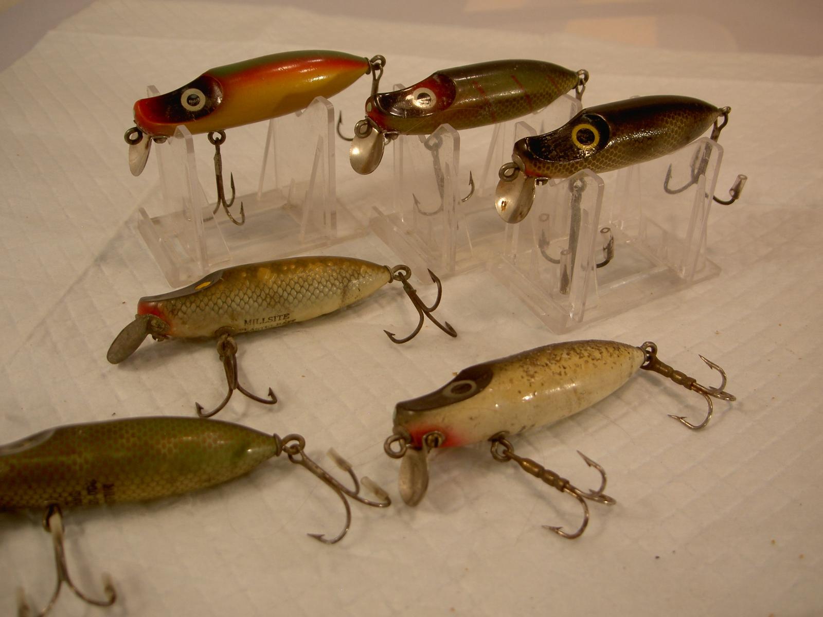 Millsite Bait lot old fishing lure collection