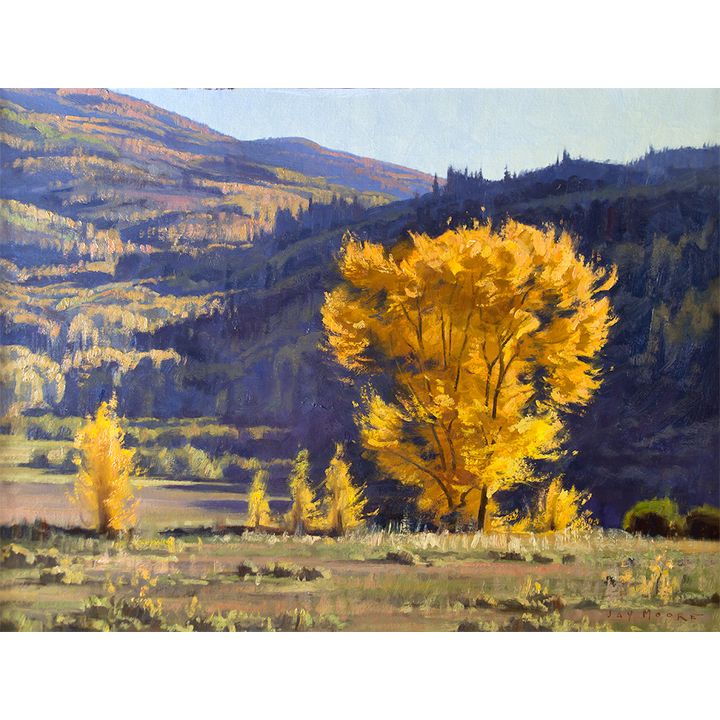 Jay Moore (1964- ), Cottonwood Ablaze