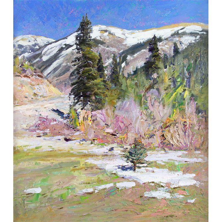 Rod Goebel (1946-1993), Spruces at Twining