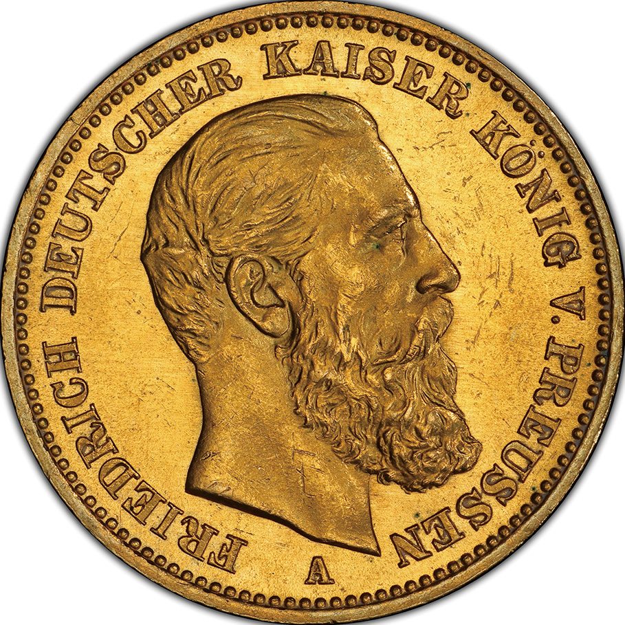 1888年 ドイツ帝国 20マルク金貨-
