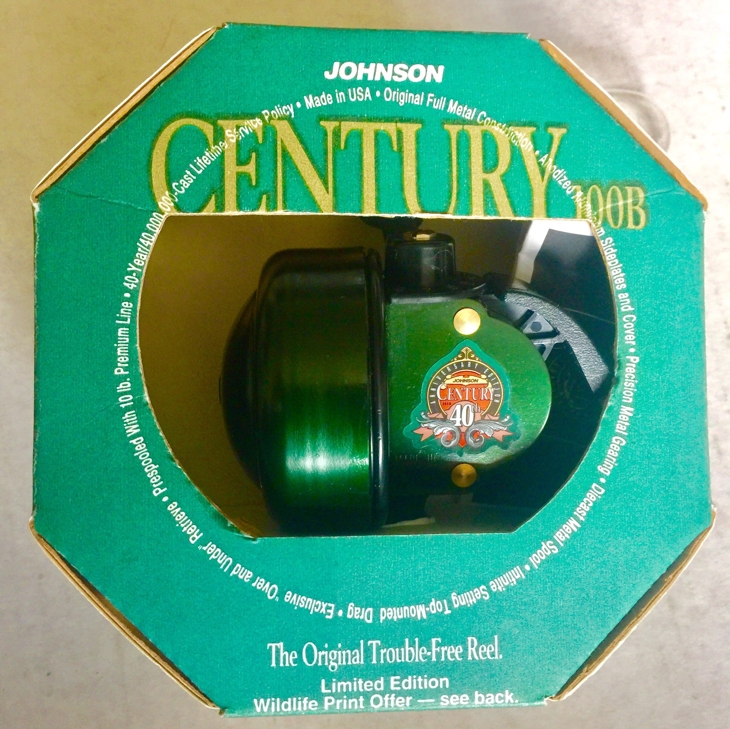 Vintage Johnson Closed Face Fishing Reel 40th Anniversary Edition USA made