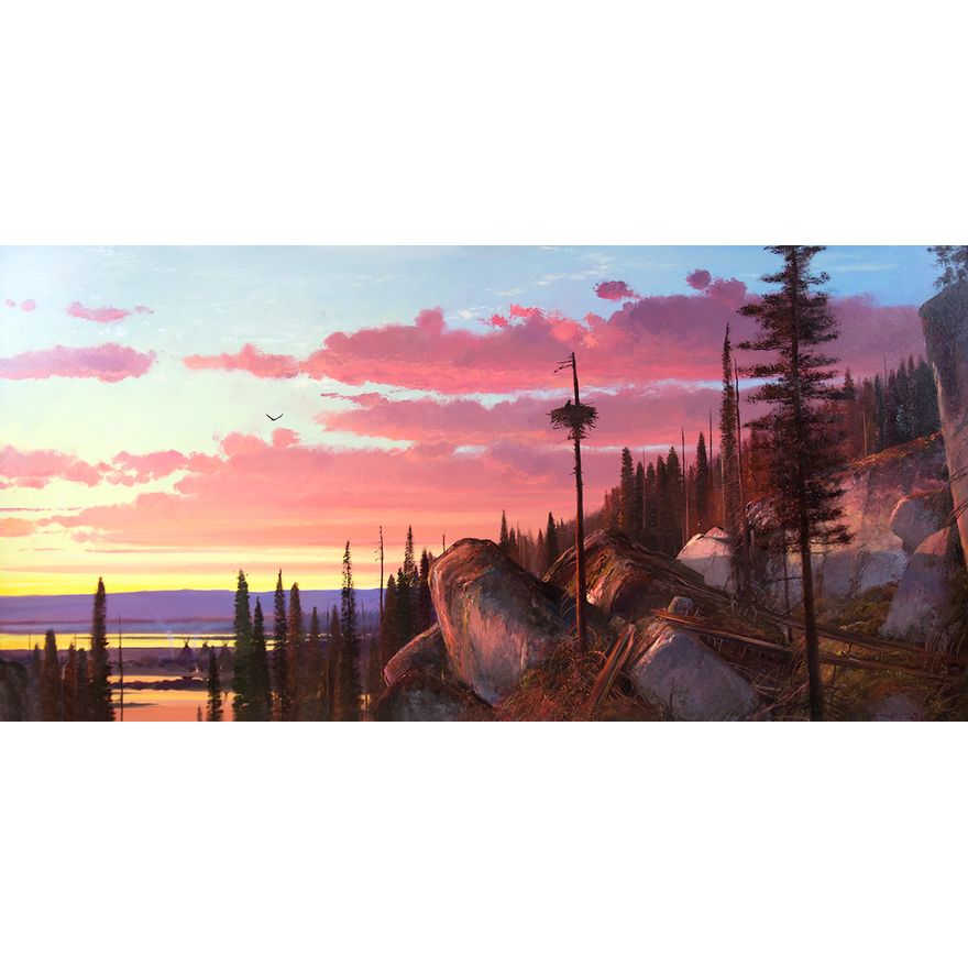 Michael Coleman (1946- ), On the Yellowstone