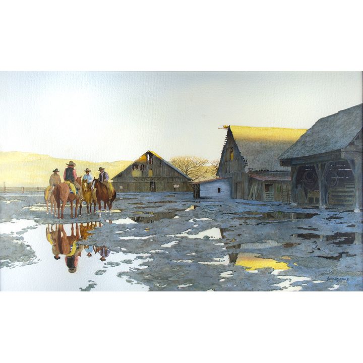 David Halbach (1931- ), Morning After