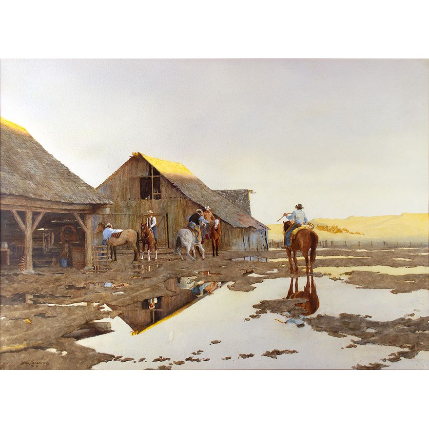 David Halbach (1931- ), Out for the Windies