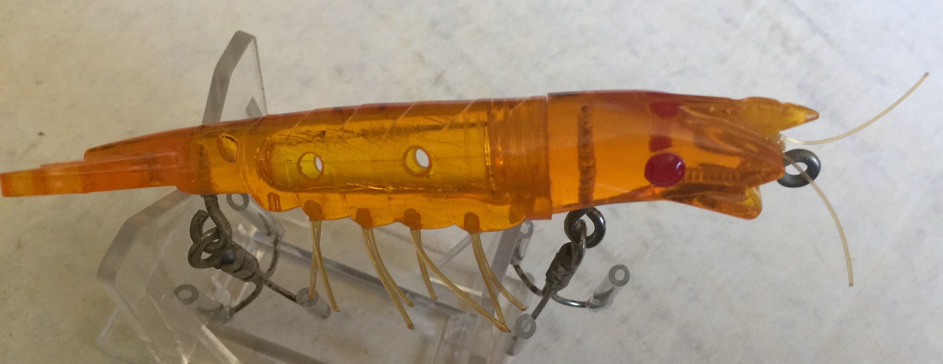 Manning's Shrimp Lure/green and yellow box