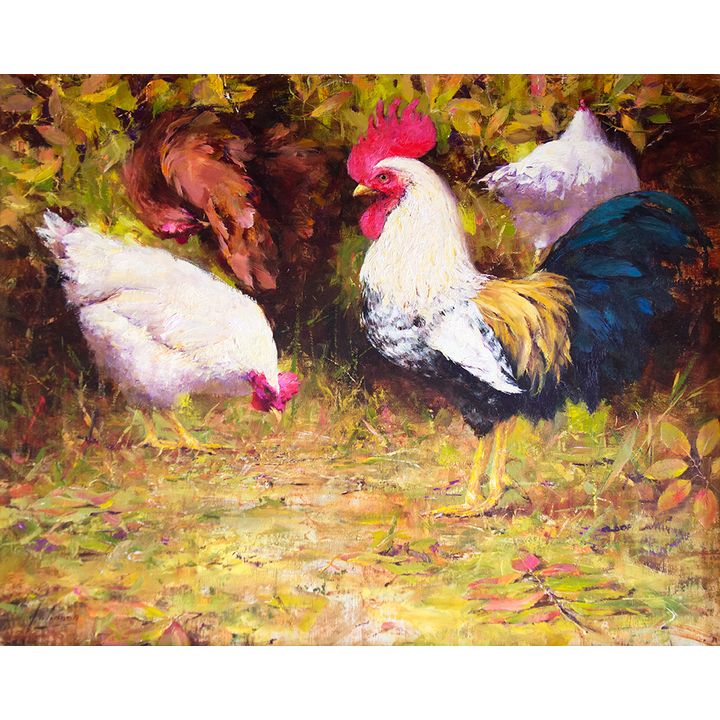 Robert Johnson (1942- ), September Chickens