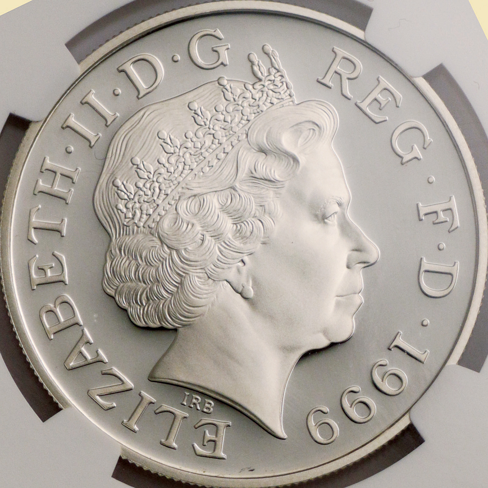 1999年 イギリス ダイアナ妃 追悼記念 5ポンド 銀貨プルーフ NGC ...