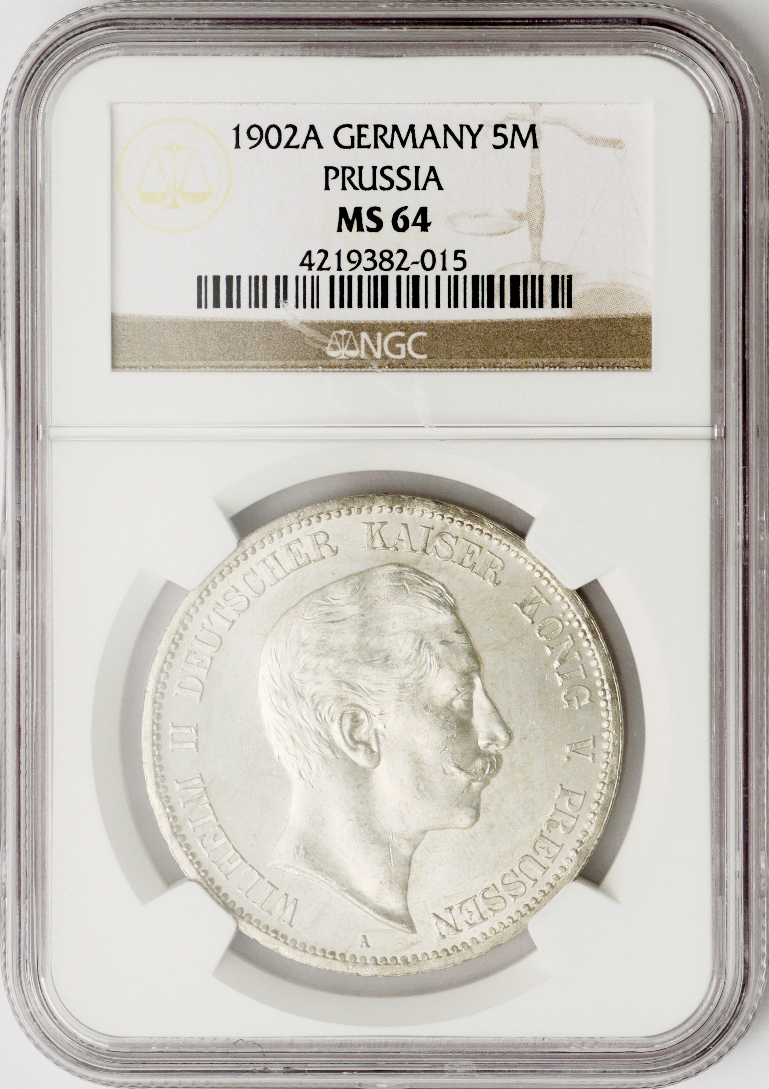 ドイツ ヴェルテンベルク 5マルク 銀貨 ヴィルヘルム2世 000000007377_lZDDJGi.jpg