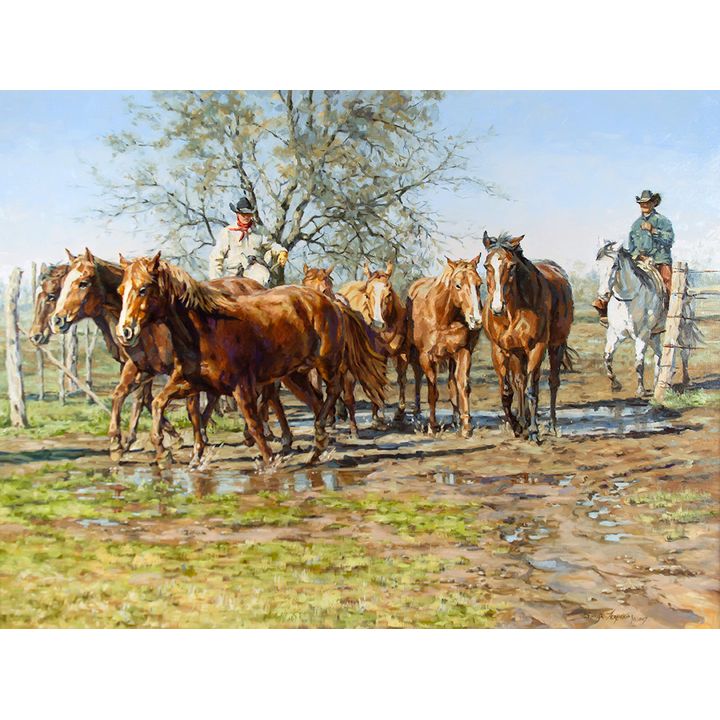 Sonya Terpening (1953- ), Move Em' Out