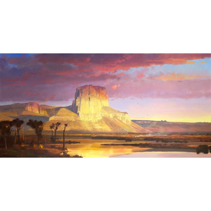Michael Coleman (1946- ), Castle Butte, Green River - Wyoming Territory
