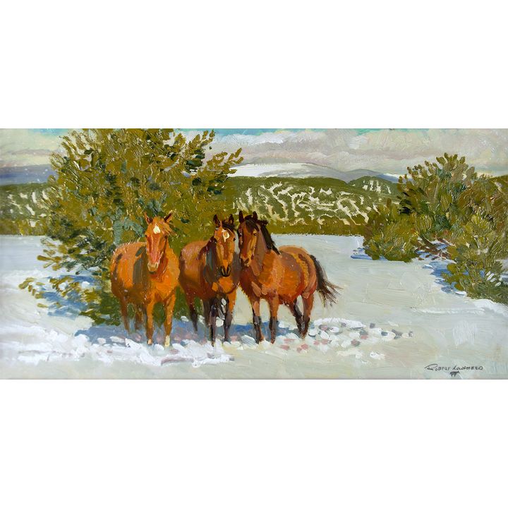 Robert Lougheed (1910-1982), Winter Windbreak