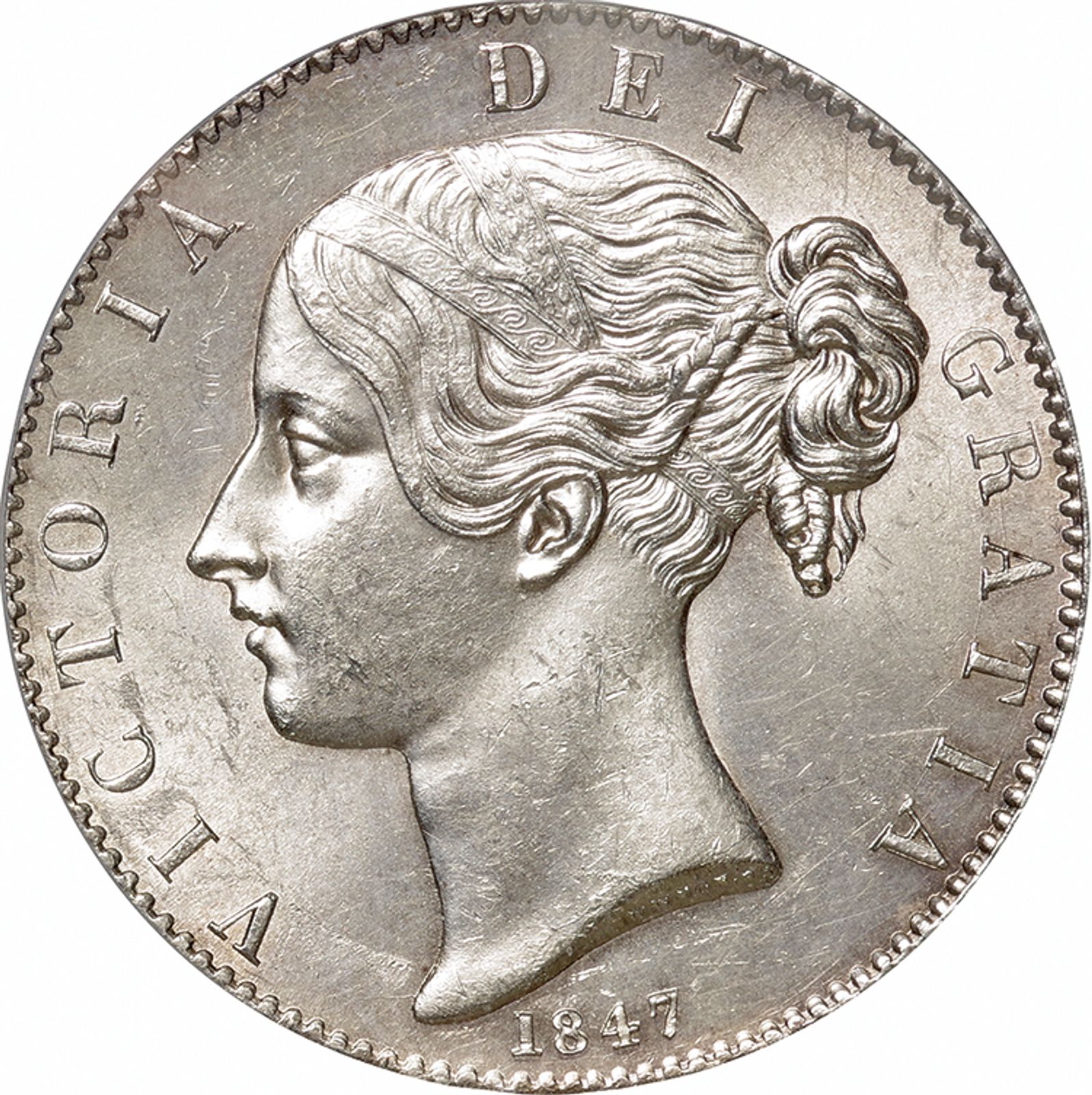ヴィクトリア女王ジュビリーヘッド・クラウン銀貨／1890年
