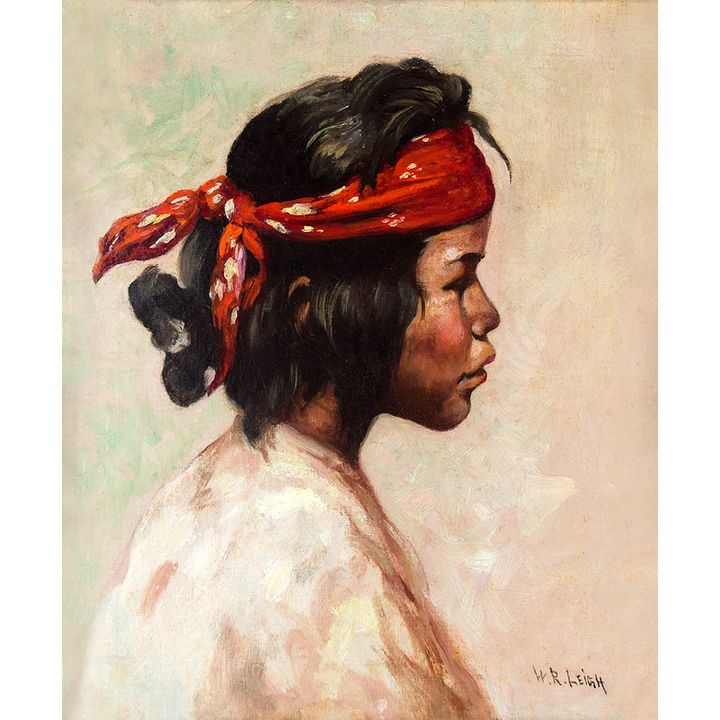 William R. Leigh (1866-1955), Navajo Boy