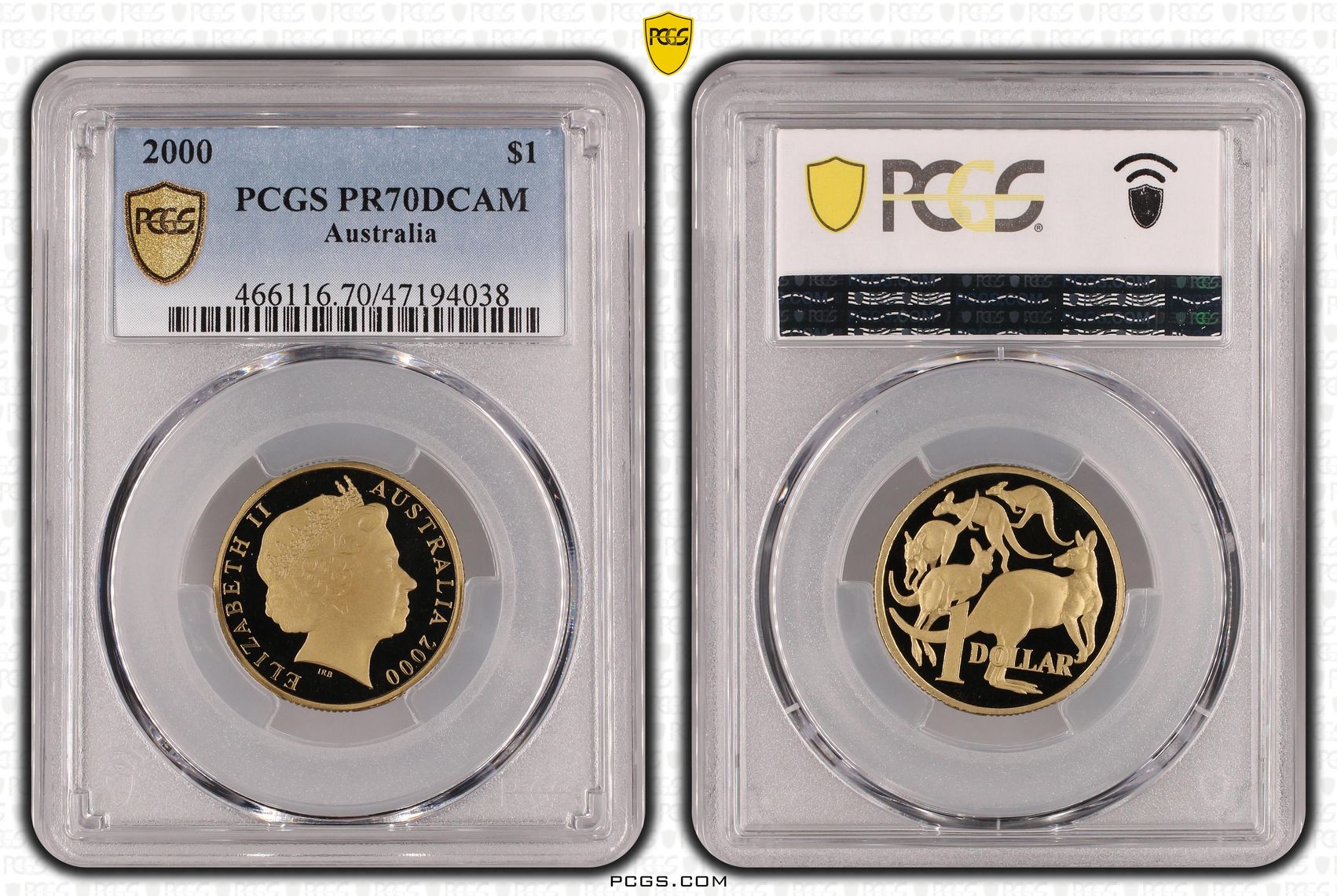 Elizabeth II, One Dollar, 2000, PCGS PR70DCAM