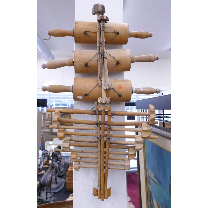 Vintage Kitchen Ware Hanging Sculpture- 24''