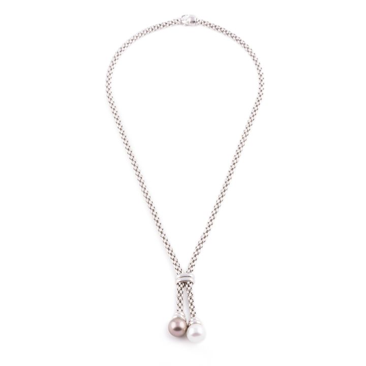 18ct Pearl Tie Necklace