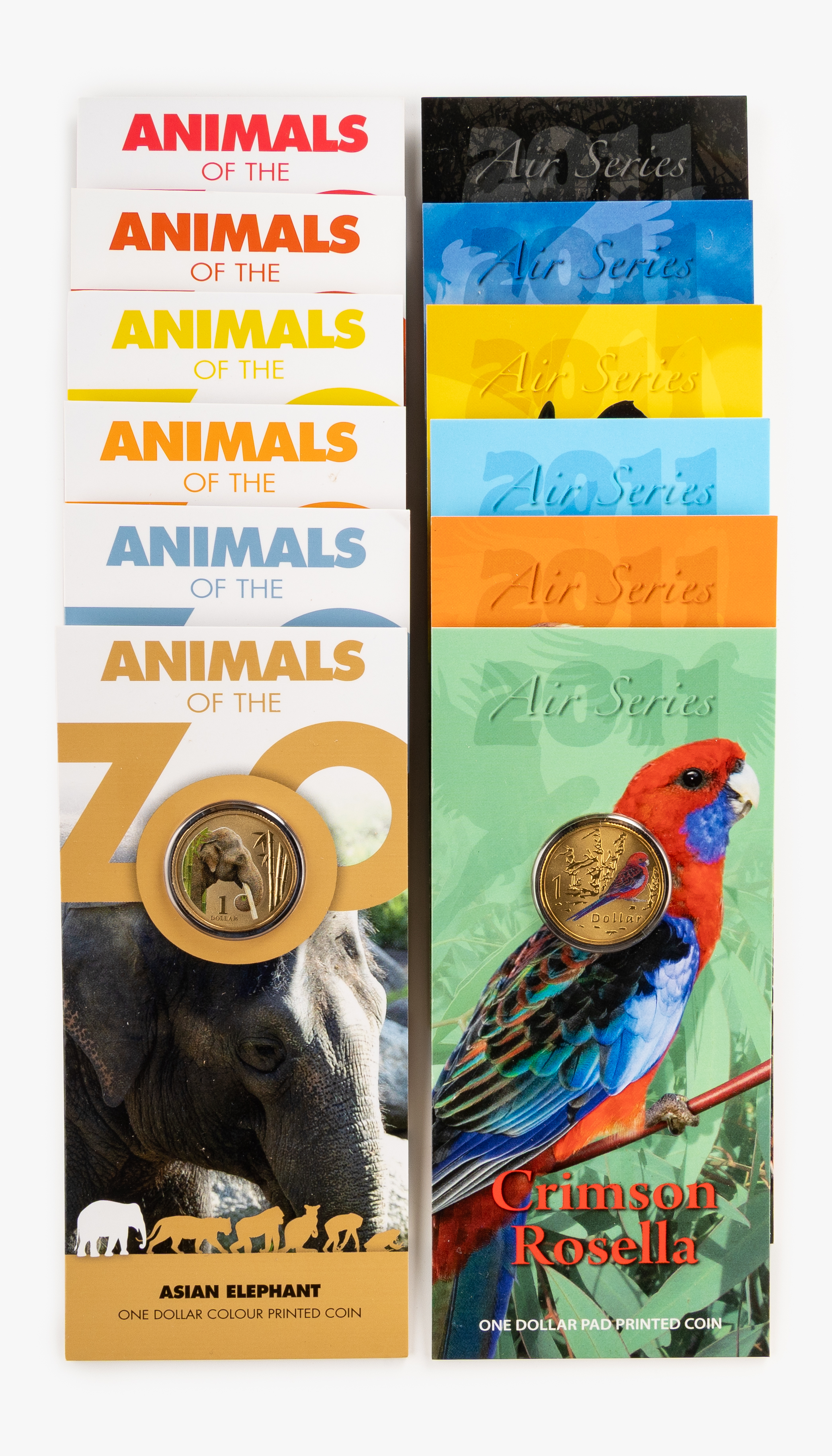 Elizabeth II, RAM - Air & Zoo Series, One Dollar, 2011 - 2012, UNC