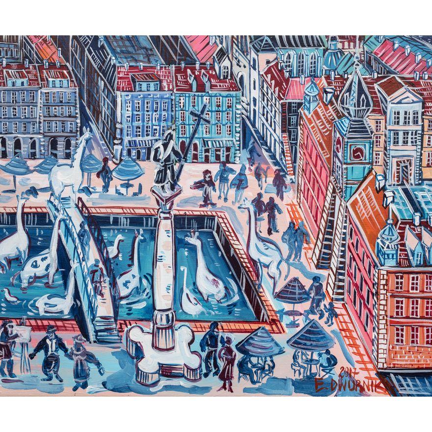 Edward Dwurnik | Plac zamkowy, 2017