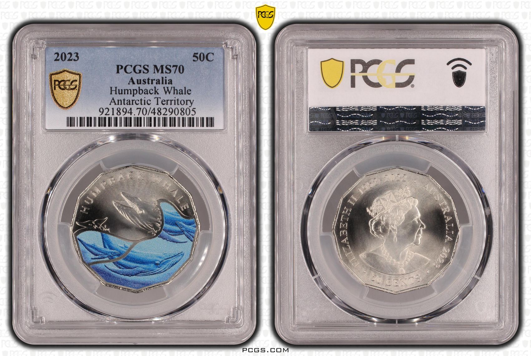 Fifty Cent, 2023, PCGS MS70