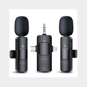 BezosMax 3 in 1 Wireless Lavalier Microphones Noise Canceling Mic -|Bar 9902187159926 - 51745/15449 B2 (B11)