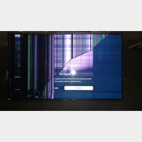 Samsung 58" Display Crystal Processor 4KUHD TV-SCREEN CRACKED, BOTTOM DAMAGED, NO USER MANUAL & NO SCREWS-51484/14