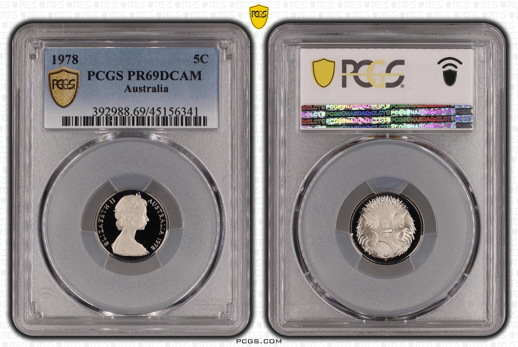 Five Cent, 1978, PCGS PR69DCAM