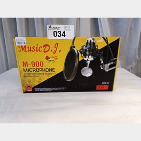 DW MUSIC DJ M900 PROFESSIONAL UNI-DIRECTIONAL CONDENSER MICROPHONE