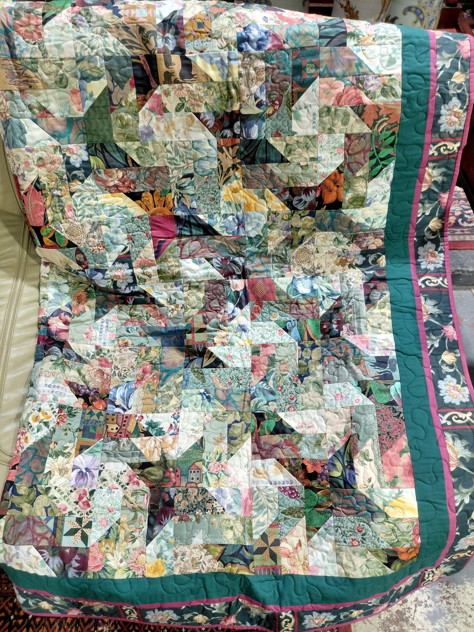 244 · EMBRIODERED QUILT