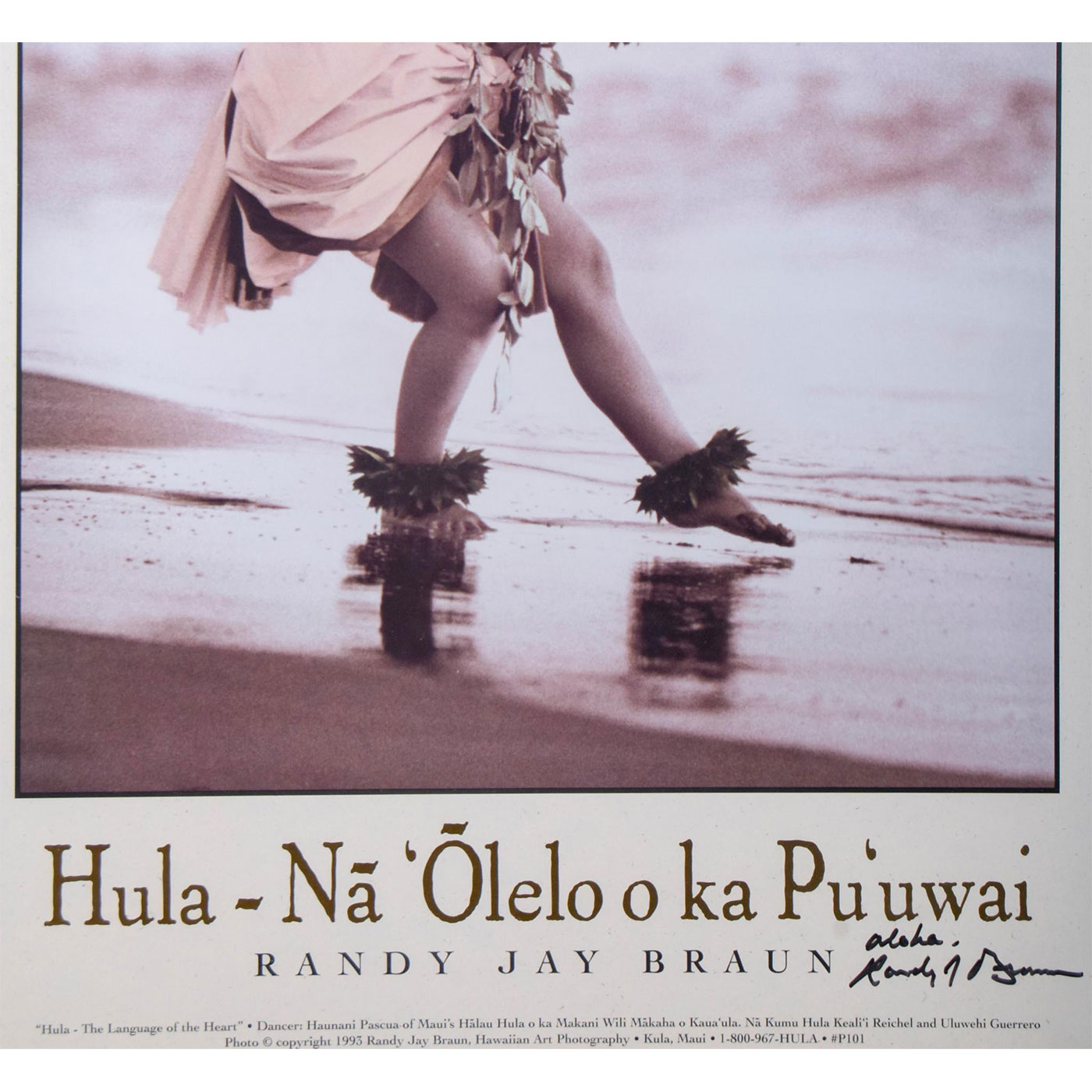 Randy Jay Braun Signed Fine Art Photograph, Hula The Language of