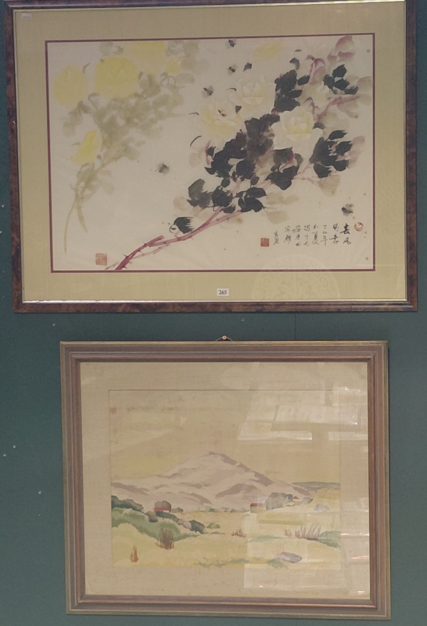 265 · TWO FRAMED PICTURES