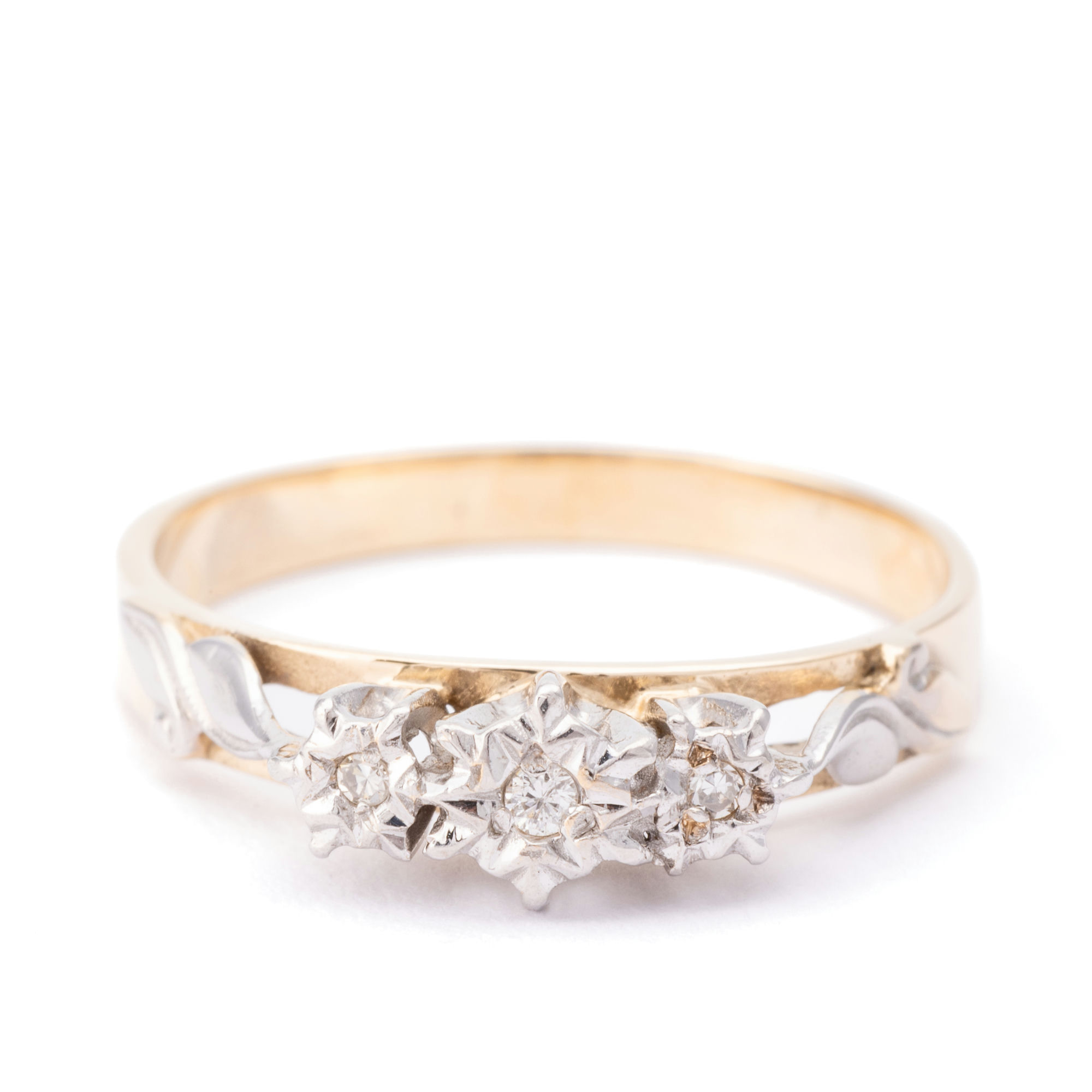 Diamond Ring 9ct Gold,