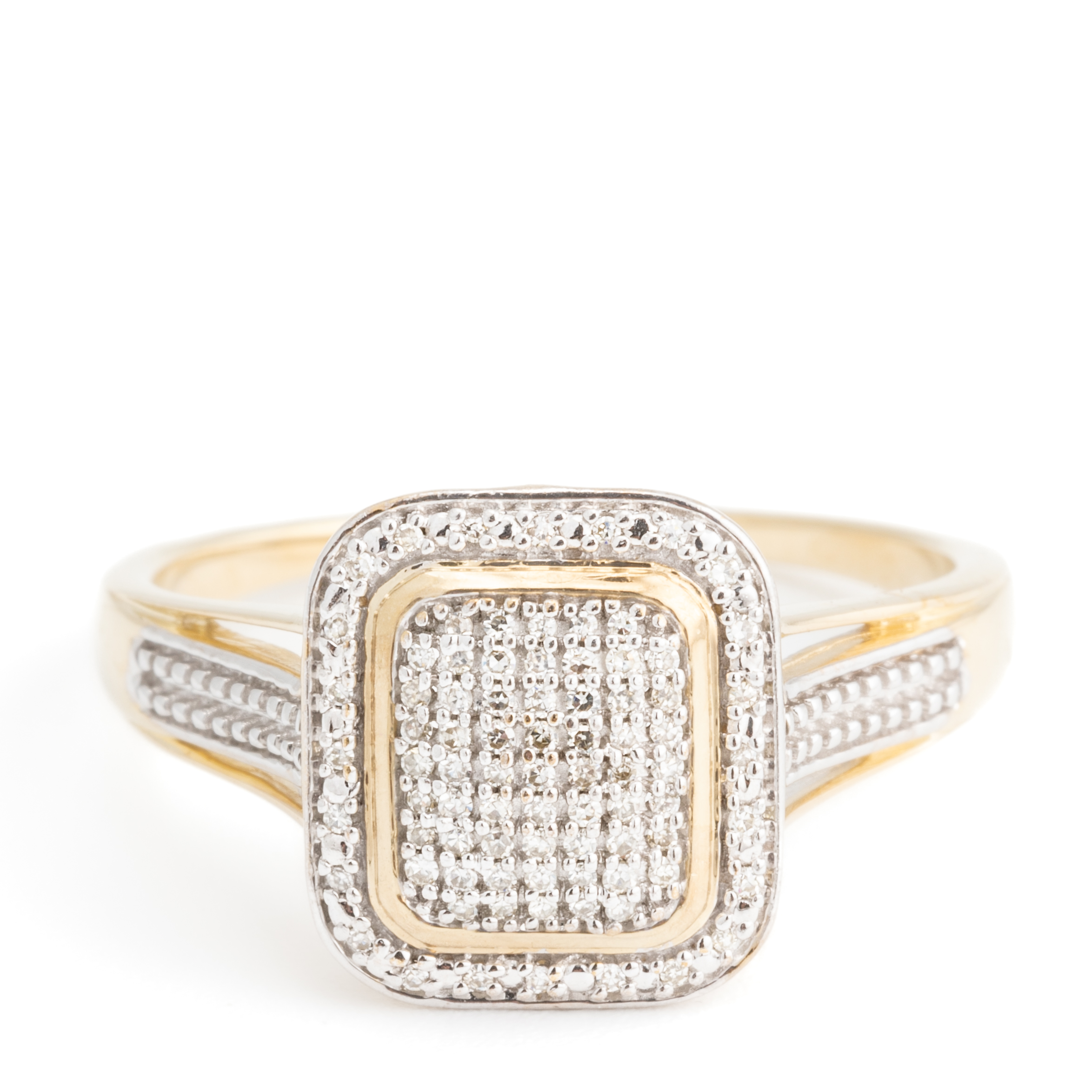 4 · Diamond 9ct Gold Ring