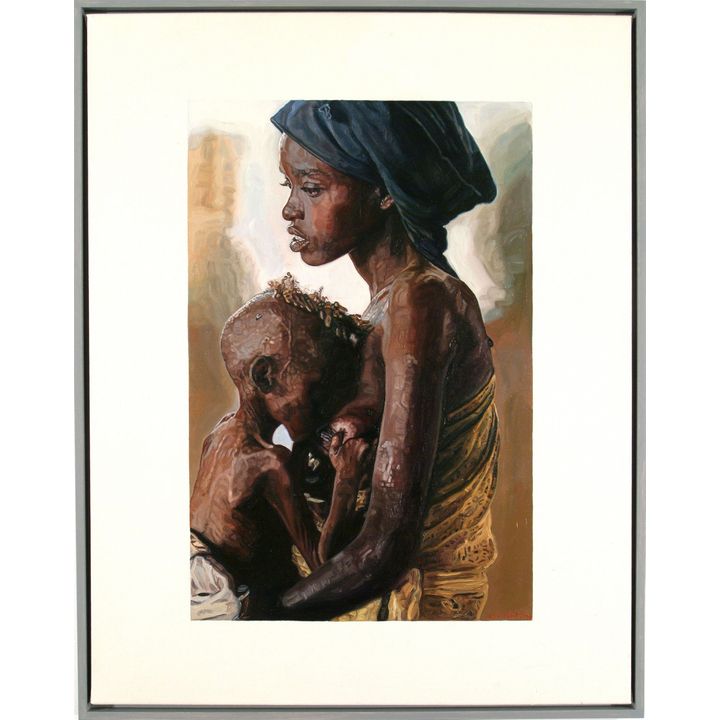 Ulrich Lamsfuß, Mutter + Kind im Krankenhaus, Somalia 1992 Christ Steele-Perkins, Magnum 2004