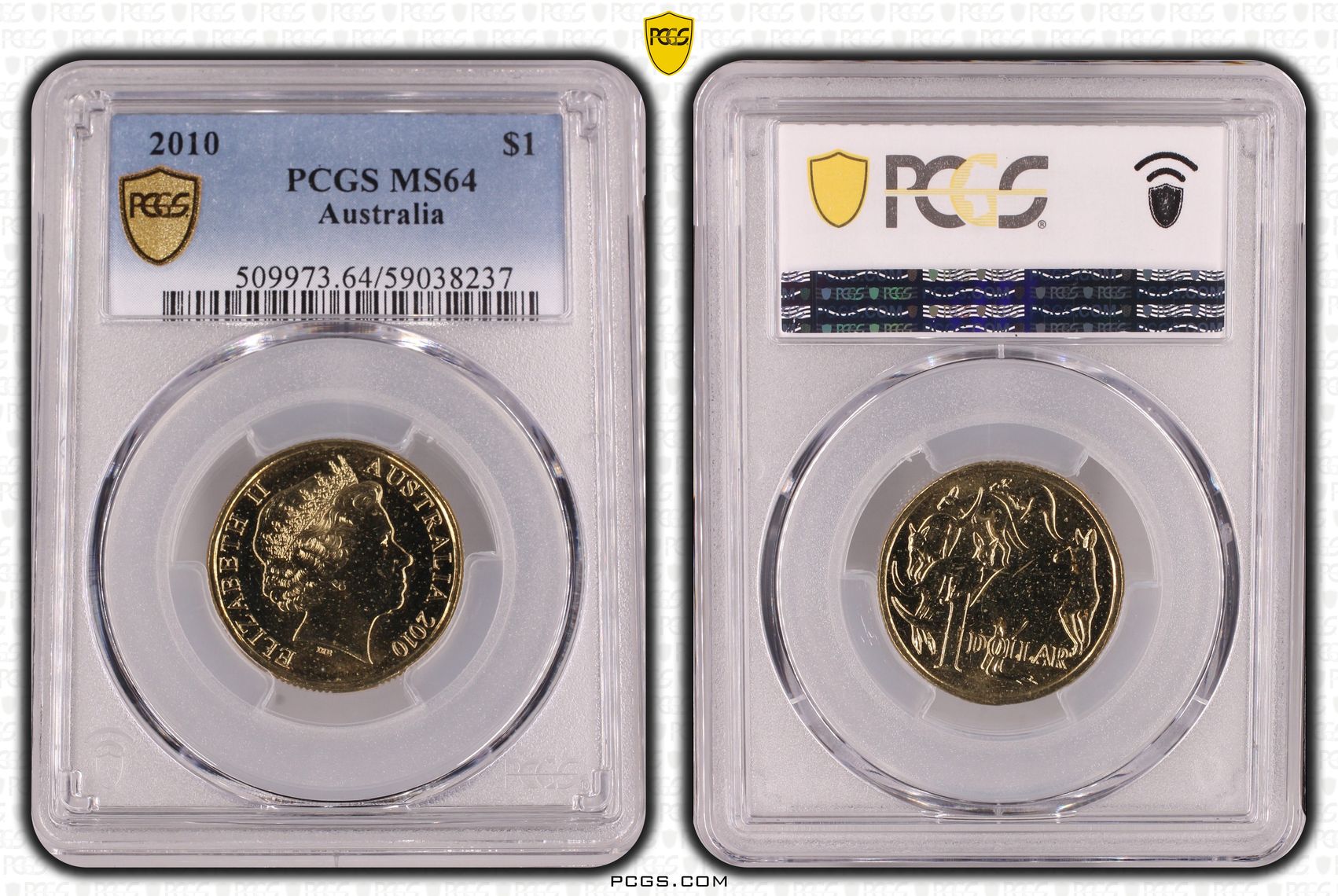 One Dollar, 2010, PCGS MS64